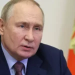 President Putin said Russia would not militarise the country's economy