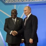 President Akufo-Addo and Vladimir Putin