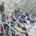 File photo: Some members of the separatist group rounded up by the military in 2020