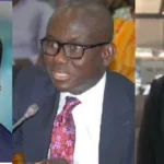 L-R: Evelyn Keelson, Godfred Dame, Yvonne Obuobisa