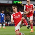 Martin Odegaard has scored four goals in his last four games for Arsenal