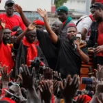 Demonstrators in Accra called on the governor of the Bank of Ghana to resign