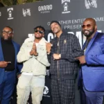 In the picture from the right ( Michael Harris, Snoop Dog , GAMBO, Terry Williams ) all pointing to GAMBO
